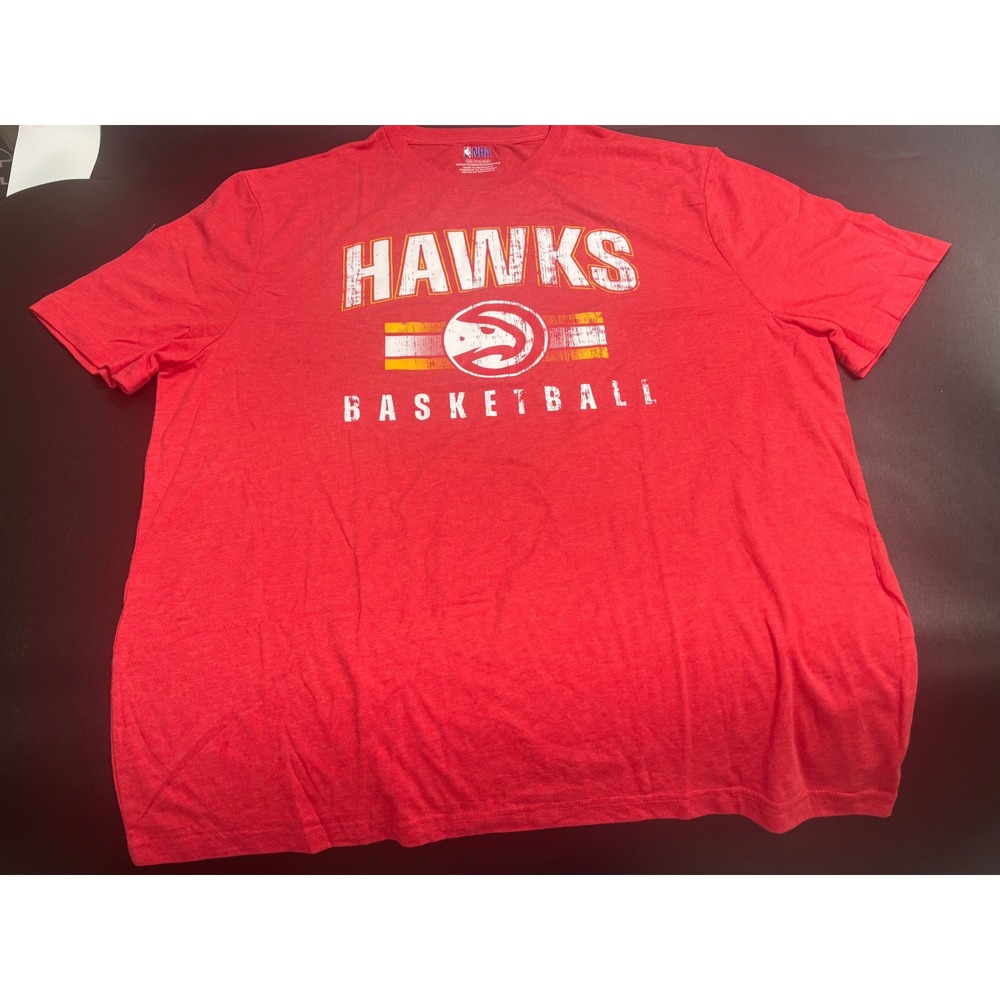 NBA Atlanta Hawks Fanatics Team‎ Logo Pride T-Shirt Red Size 2XL